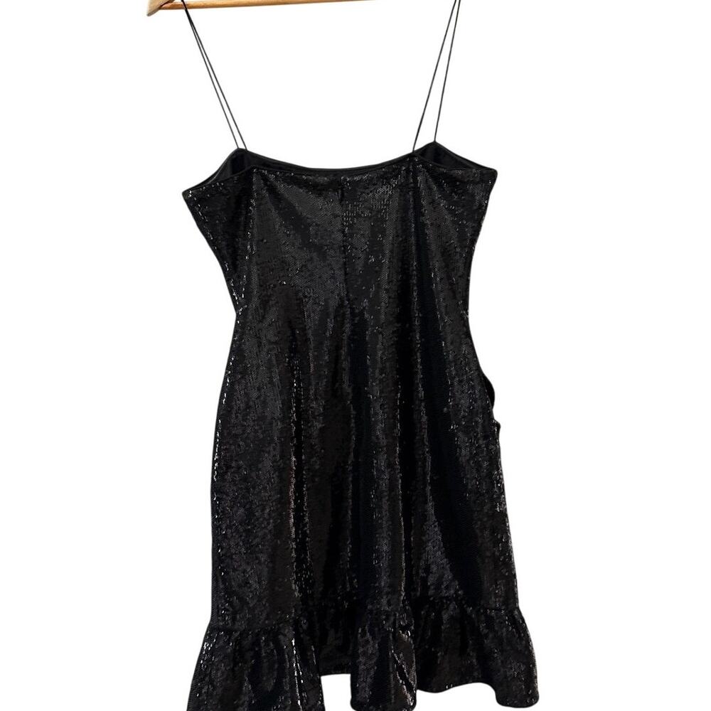 Likely Lilia Allover‎ Sequin Mini Dress Black Size 10 - Picture 10 of 11